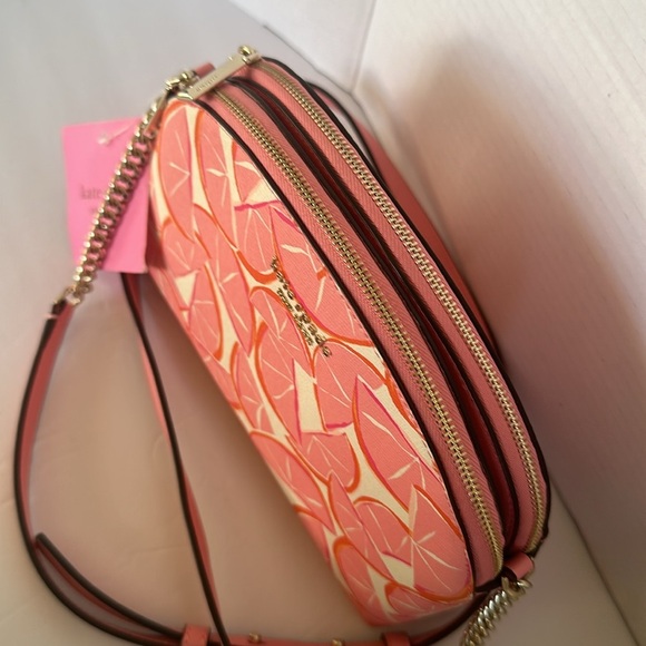Kate Spade Spencer Pink Grapefruit Double-zip Dome Crossbody Bag NWT - Picture 6 of 16